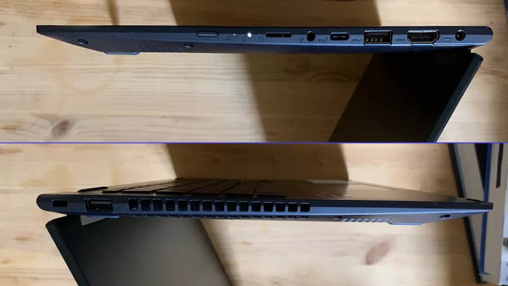 اسپیکر و پورت های ورودی لپ تاپ ایسوس VivoBook Flip 14 TM420UA-EC028
